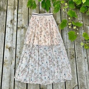 IKKS ⎮ Pleated maxi skirt